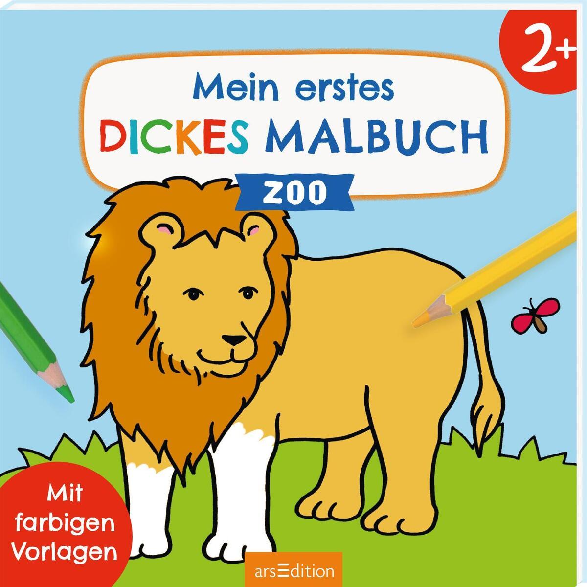 Mein erstes dickes Malbuch ab 2 - Zoo Mein erstes dickes Malbuch ab 2 - Zoo von Ars Edition GmbH