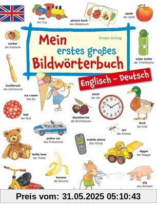 Mein erstes großes Bildwörterbuch - Englisch/Deutsch