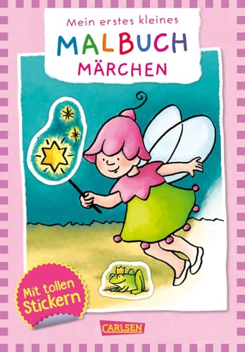 Mein erstes kleines Malbuch: Märchen (VE5): Mit tollen Stickern | Ausmalbilder für Kita-Kinder ab 3 Jahren für unterwegs von Carlsen