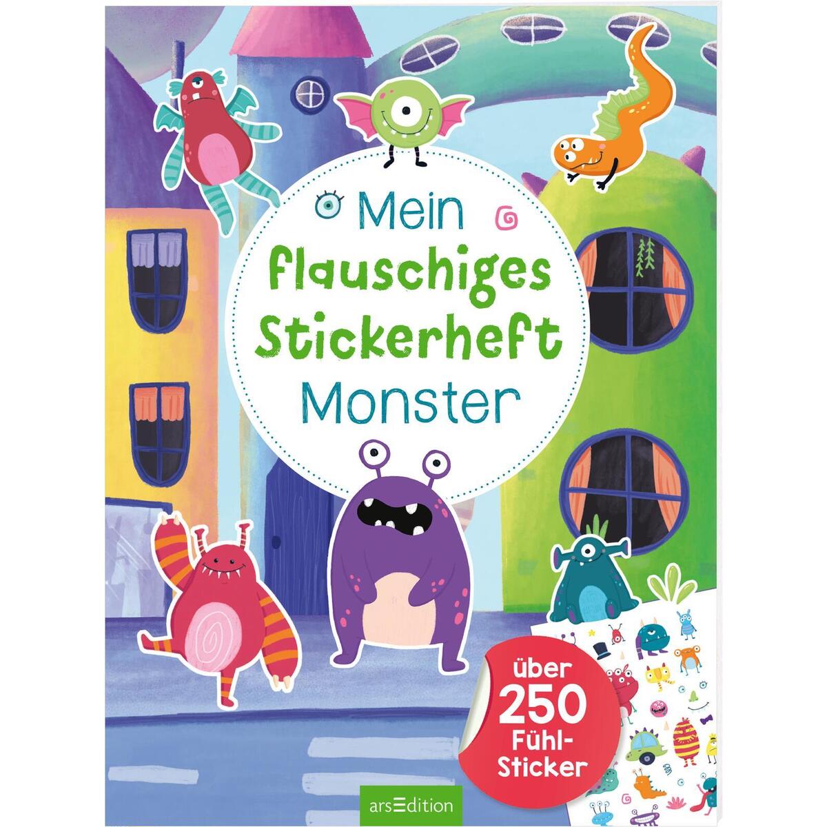 Mein flauschiges Stickerheft - Monster Mein flauschiges Stickerheft - Monster von Ars Edition GmbH