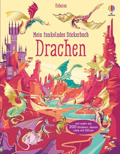 Mein funkelndes Stickerbuch: Drachen von Usborne Verlag