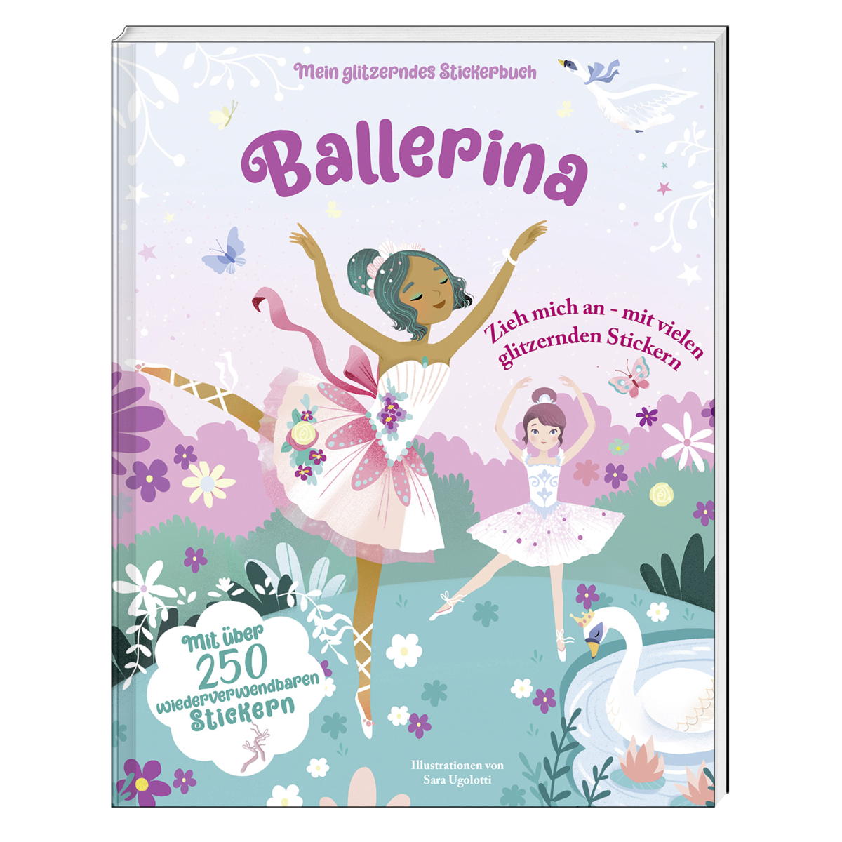 Mein glitzerndes Stickerbuch »Ballerina«