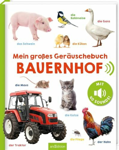 Mein gro�es Ger�uschebuch ? Bauernhof: Mit 40 Sounds | Hochwertiges Soundbuch mit realistische... Mein gro�es Ger�uschebuch ? Bauernhof: Mit 40 Sounds | Hochwertiges Soundbuch mit realistische...