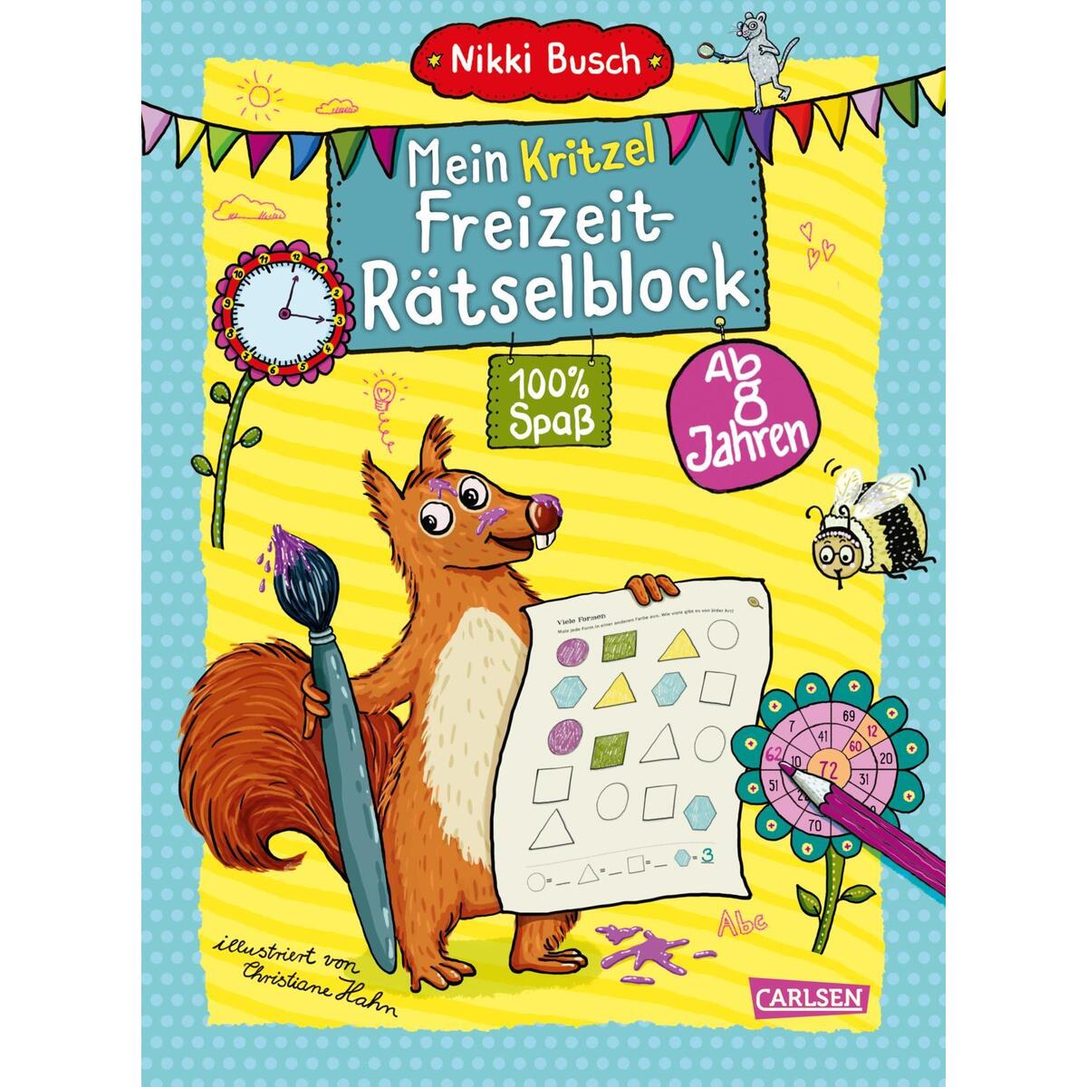 Mein großer Freizeit Kritzel- und Rätselblock Mein großer Freizeit Kritzel- und Rätselblock von Carlsen Verlag GmbH