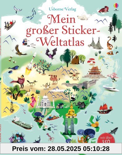 Mein großer Sticker-Weltatlas