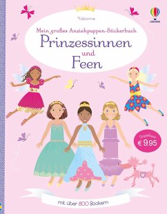 Mein großes Anziehpuppen-Stickerbuch: Prinzessinnen und Feen von Usborne Verlag