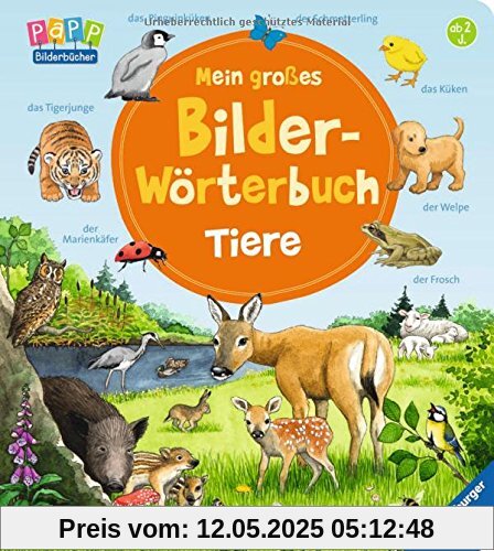 Mein großes Bilder-Wörterbuch: Tiere