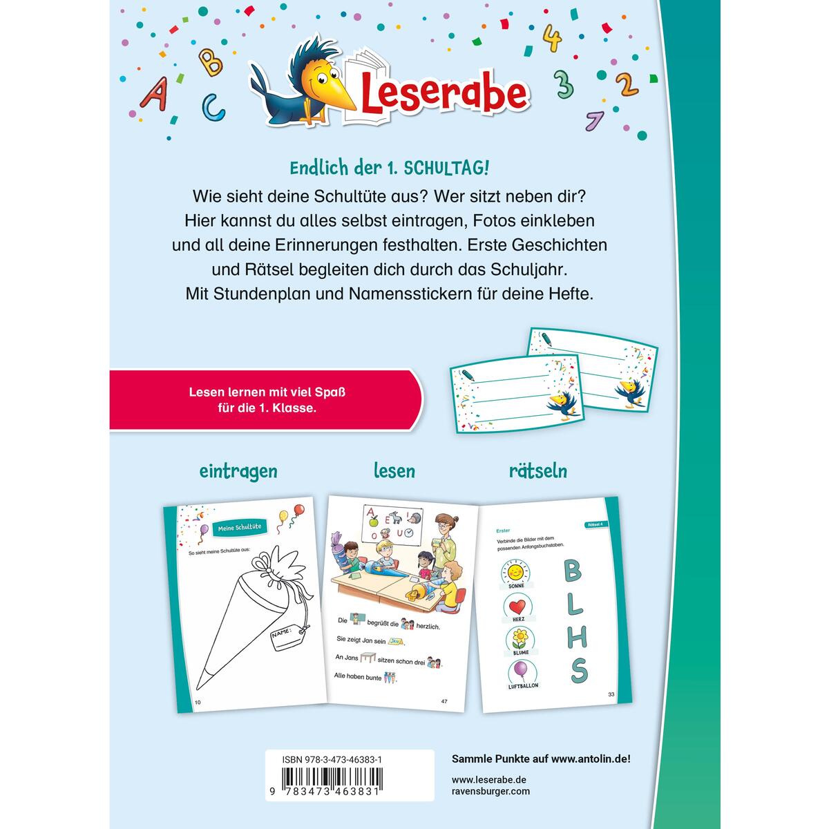 Leserabe Sonderausgaben - Juhu, jetzt bin ich Schulkind! von Ravensburger Verlag