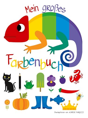 Mein großes Farbenbuch: Ein prächtiges Pappbilderbuch ab 3 zum Farbenlernen