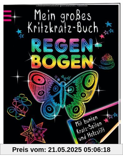 Mein großes Kritzkratz-Buch Regenbogen