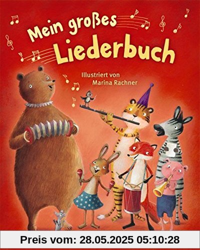 Mein großes Liederbuch: mit Gitarrengriffen und Grifftabelle