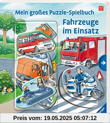 Mein großes Puzzle-Spielbuch: Fahrzeuge im Einsatz Mein großes Puzzle-Spielbuch: Fahrzeuge im Einsatz