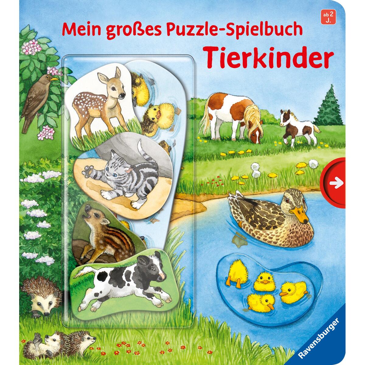 Mein großes Puzzle-Spielbuch: Tierkinder Mein großes Puzzle-Spielbuch: Tierkinder von Ravensburger Verlag