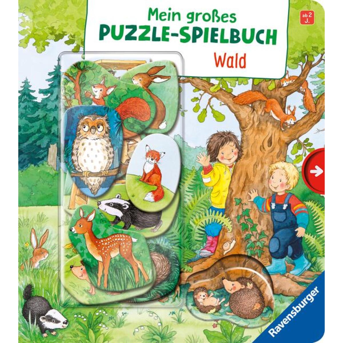 Mein großes Puzzle-Spielbuch: Wald von Ravensburger Verlag