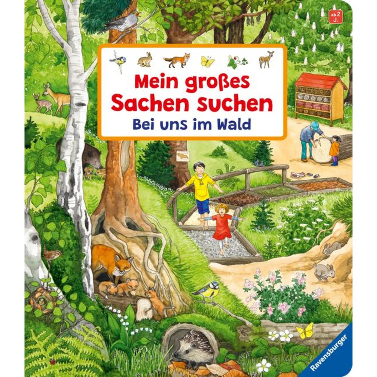 Mein großes Sachen suchen: Bei uns im Wald von Ravensburger Verlag