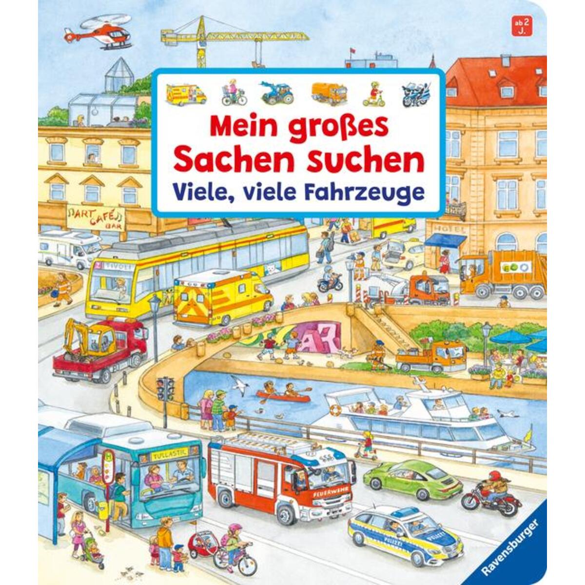 Mein großes Sachen suchen: Viele, viele Fahrzeuge von Ravensburger Verlag