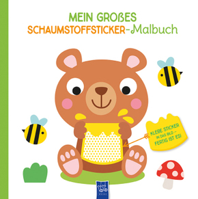 Mein großes Schaumstoffsticker-Malbuch - Bär Mein großes Schaumstoffsticker-Malbuch - Bär