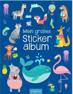 Mein großes Stickeralbum - Tiere von ars edition