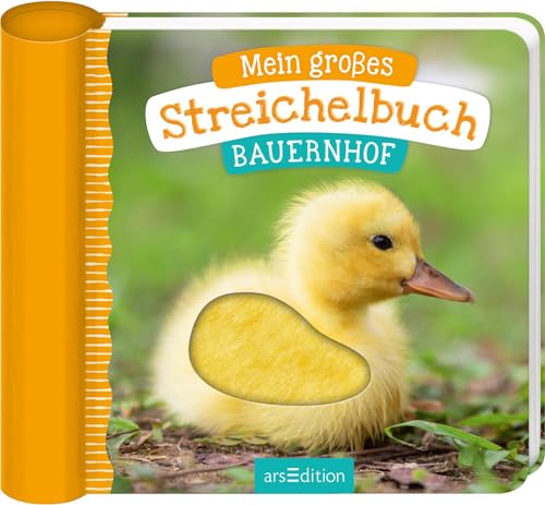 Mein großes Streichelbuch – Bauernhoftiere: Erster Fühlspaß für kleine Entdecker ab 12 Monaten von Ars Edition