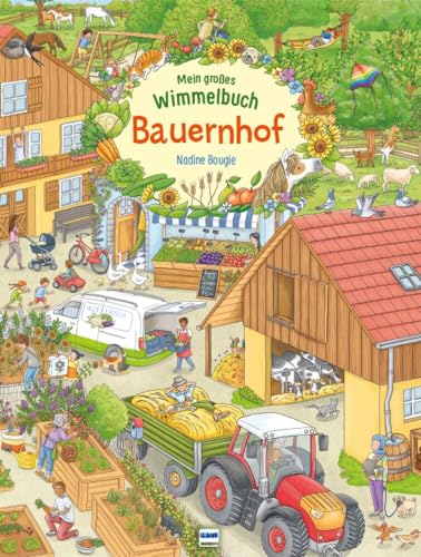 Mein großes Wimmelbuch Bauernhof: Pappbilderbuch für Kinder ab 3 Jahren von Ullmann Medien
