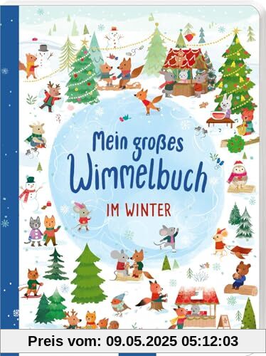 Mein großes Wimmelbuch – Im Winter: Bunte Wimmelbilder, zu entdecken für Kinder ab 18 Monaten