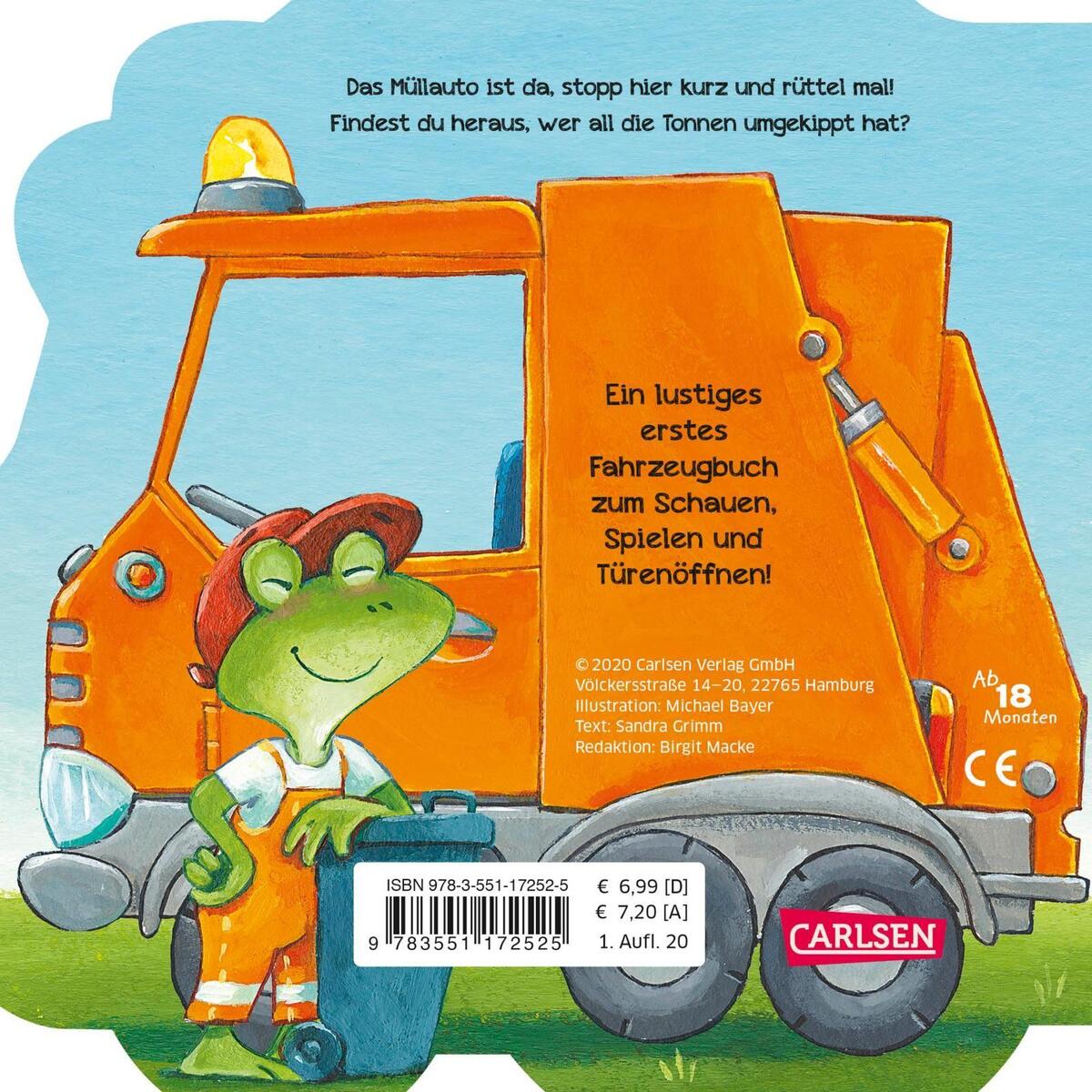 Mein kleiner Fahrzeugspaß: Rüttel, das Müllauto Mein kleiner Fahrzeugspaß: Rüttel, das Müllauto von Carlsen Verlag GmbH