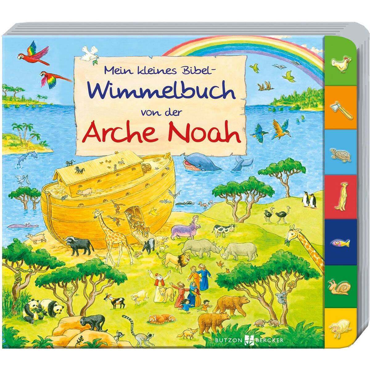 Mein kleines Bibel-Wimmelbuch von der Arche Noah (1 Stück) von Butzon und Bercker