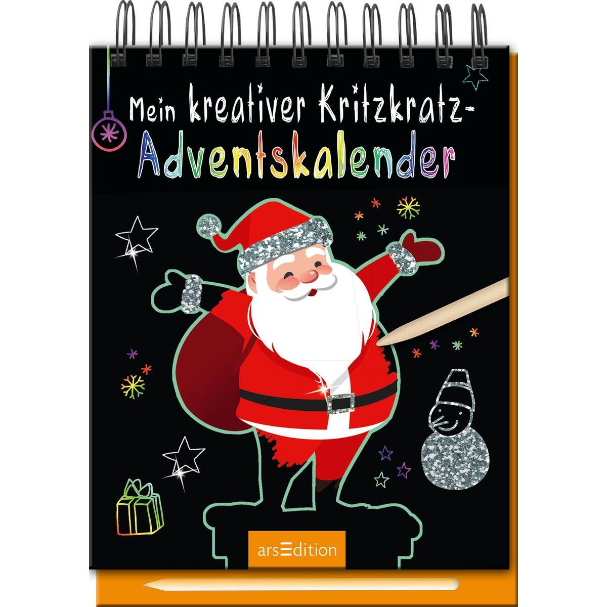 Mein kreativer Kritzkratz-Adventskalender von Ars Edition GmbH