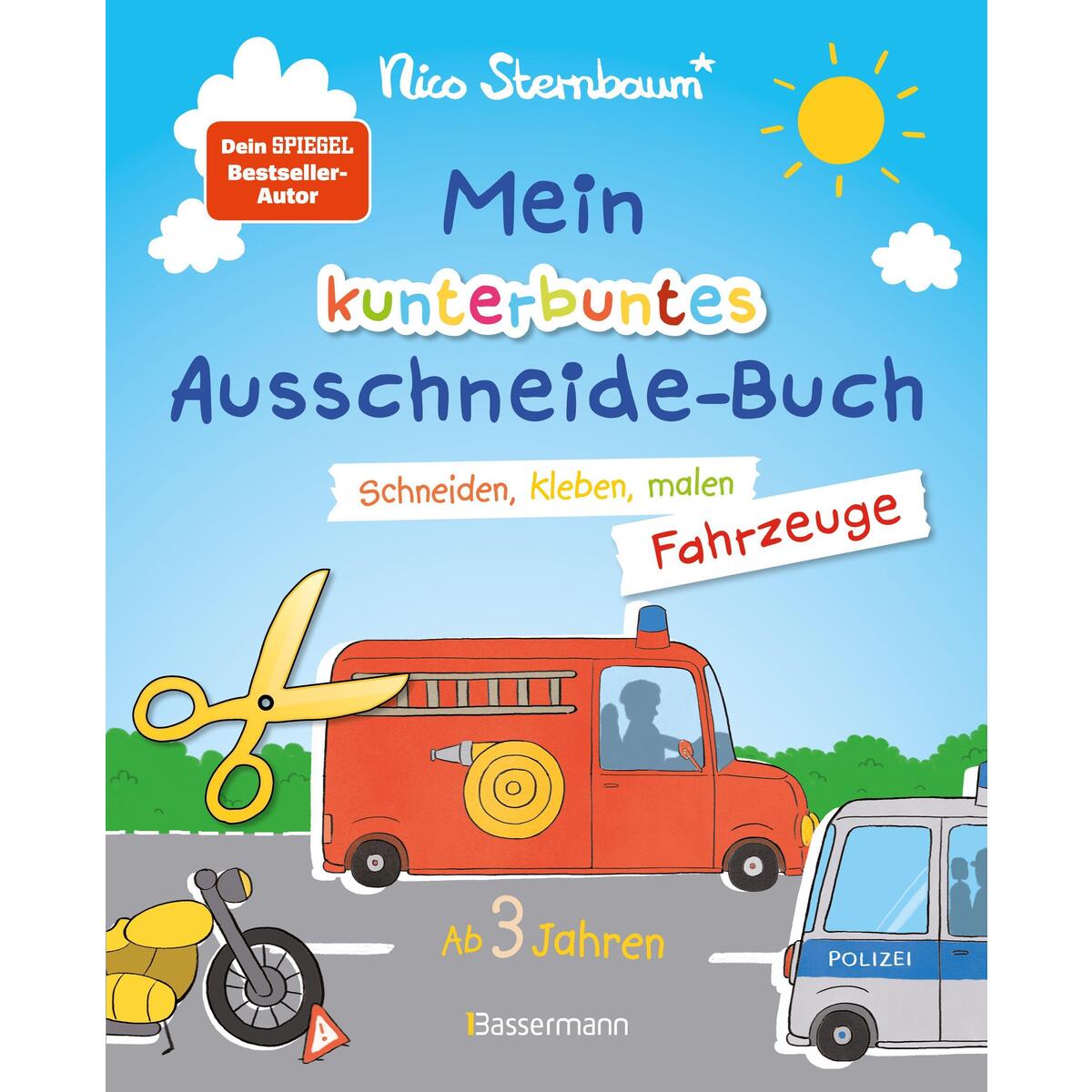 Mein kunterbuntes Ausschneidebuch - Fahrzeuge. Schneiden, kleben, malen ab 3 Jah... Mein kunterbuntes Ausschneidebuch - Fahrzeuge. Schneiden, kleben, malen ab 3 Jah... von Bassermann, Edition