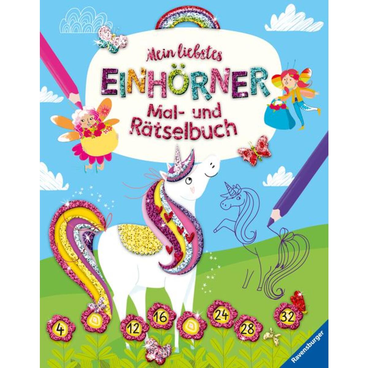 Mein liebstes Einhörner-Mal- und Rätselbuch Mein liebstes Einhörner-Mal- und Rätselbuch von Ravensburger Verlag
