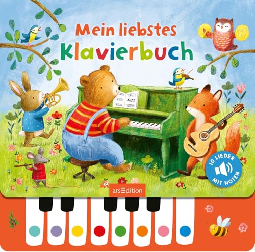 Mein liebstes Klavierbuch: Lieblingslieder zum Selberspielen | interaktives Soundbuch für Kinder ab 3 Jahren Mein liebstes Klavierbuch: Lieblingslieder zum Selberspielen | interaktives Soundbuch für Kinder ab 3 Jahren von arsEdition GmbH