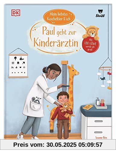 Mein liebstes Kuscheltier & ich. Paul geht zur Kinderärztin: Mit Leo Löwe werde ich groß! Mutmach-Geschichte für Kindergartenkinder in Kooperation mit Steiff. Für Kinder ab 3 Jahren Mein liebstes Kuscheltier & ich. Paul geht zur Kinderärztin: Mit Leo Löwe werde ich groß! Mutmach-Geschichte für Kindergartenkinder in Kooperation mit Steiff. Für Kinder ab 3 Jahren