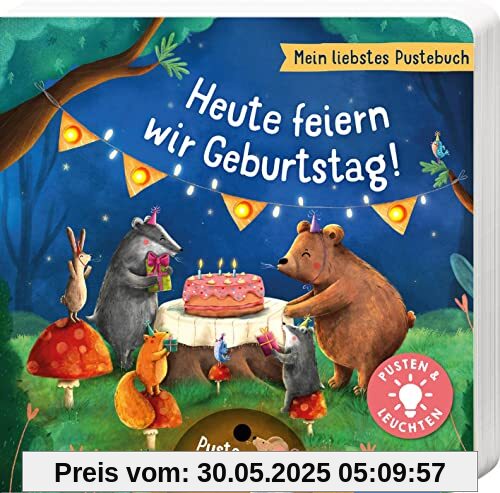 Mein liebstes Pustebuch – Heute feiern wir Geburtstag!: Pusten & leuchten | Hochwertiges Pappbilderbuch mit Pustefunktion und Licht für Kinder ab 18 Monaten Mein liebstes Pustebuch – Heute feiern wir Geburtstag!: Pusten & leuchten | Hochwertiges Pappbilderbuch mit Pustefunktion und Licht für Kinder ab 18 Monaten