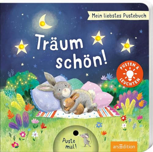 Mein liebstes Pustebuch – Träum schön!: Pusten & leuchten | Hochwertiges Pappbilderbuch mit Pustefunktion und Licht für Kinder ab 18 Monaten Mein liebstes Pustebuch – Träum schön!: Pusten & leuchten | Hochwertiges Pappbilderbuch mit Pustefunktion und Licht für Kinder ab 18 Monaten