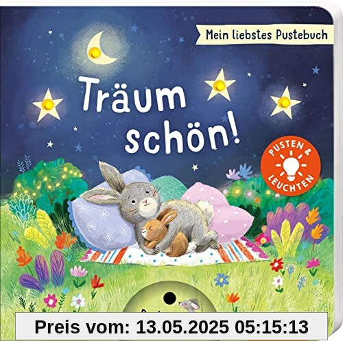 Mein liebstes Pustebuch – Träum schön!: Pusten & leuchten | Hochwertiges Pappbilderbuch mit Pustefunktion und Licht für Kinder ab 18 Monaten Mein liebstes Pustebuch – Träum schön!: Pusten & leuchten | Hochwertiges Pappbilderbuch mit Pustefunktion und Licht für Kinder ab 18 Monaten