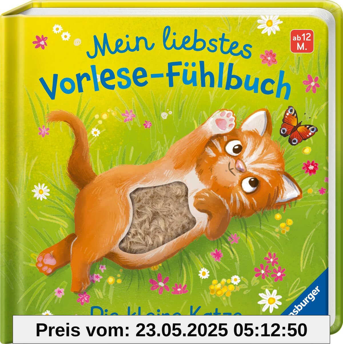 Mein liebstes Vorlese-Fühlbuch: Die kleine Katze - Allererste Vorlesegeschichte für Kinder ab 1 Jahr - Mit abwechslungsreichen Fühlteilen - Eingängige, kurze Reime fördern das Sprechenlernen