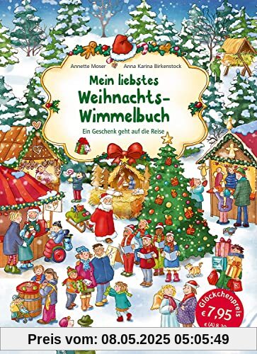 Mein liebstes Weihnachts-Wimmelbuch: Ein Geschenk geht auf die Reise - Wimmel- und Suchspaß für Kinder ab 2 Jahren passend zur Advents- und Weihnachtszeit (Loewe von Anfang an)