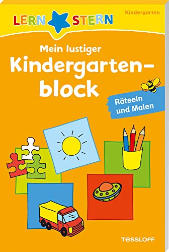 LERNSTERN Mein lustiger Kindergartenblock. Rätseln und Malen ab 3 Jahren von Tessloff