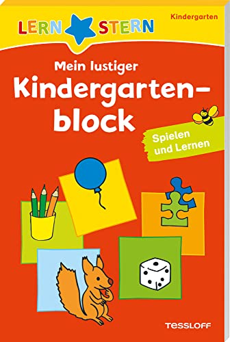 LERNSTERN Mein lustiger Kindergartenblock Spielen und Lernen: Spielen und lernen ab 3 Jahren von Tessloff