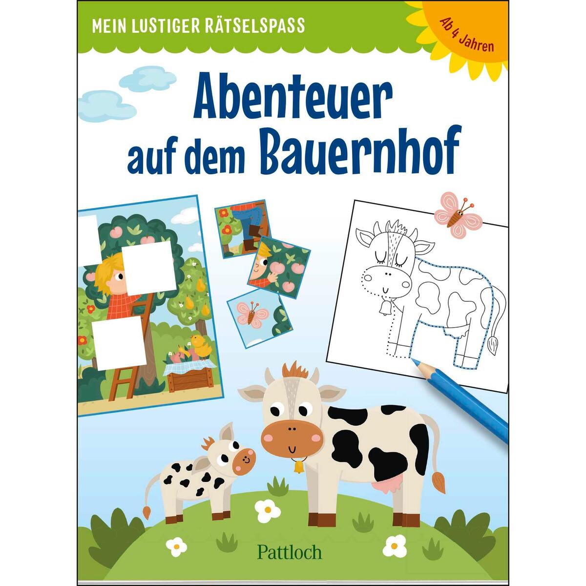 Mein lustiger Rätselspaß - Abenteuer auf dem Bauernhof von Pattloch Geschenkbuch