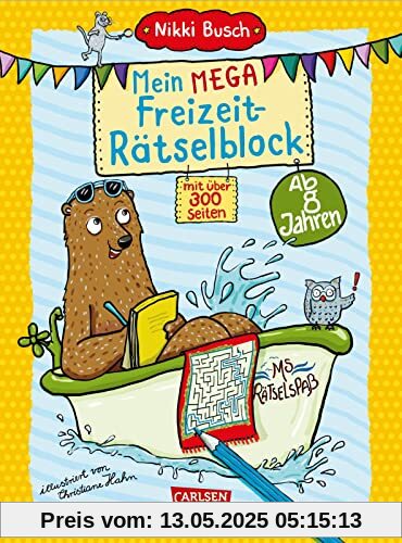 Mein mega Freizeit-Rätselblock: Spiel und Spaß mit über 300 Rätseln für Jungs und Mädchen ab 8 (2)