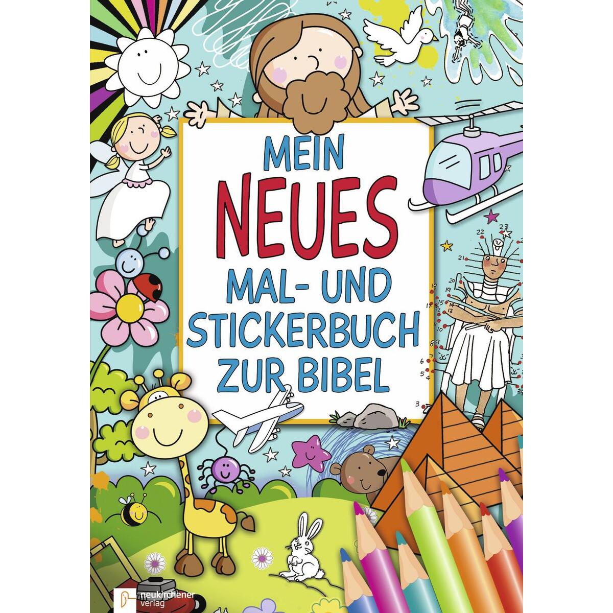 Mein neues Mal- und Stickerbuch zur Bibel von Neukirchener Verlag