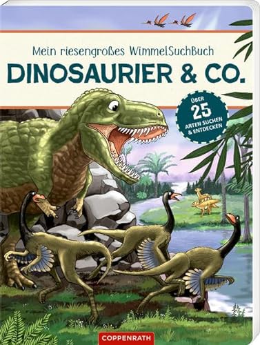 Mein riesengroßes Wimmel-Such-Buch: Dinosaurier & Co.: Über 25 Arten suchen und entdecken: mit Dino-Memo als BuchBONUS