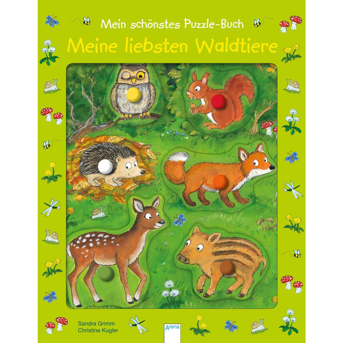 Mein schönstes Puzzle-Buch. Meine liebsten Waldtiere von Arena Verlag GmbH