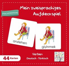 Mein zweisprachiges Aufdeckspiel, Verben Deutsch-Türkisch (Kinderspiel) von Schulbuchverlag Anadolu