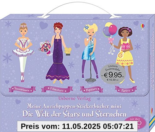 Meine Anziehpuppen-Stickerbücher mini: Die Welt der Stars und Sternchen