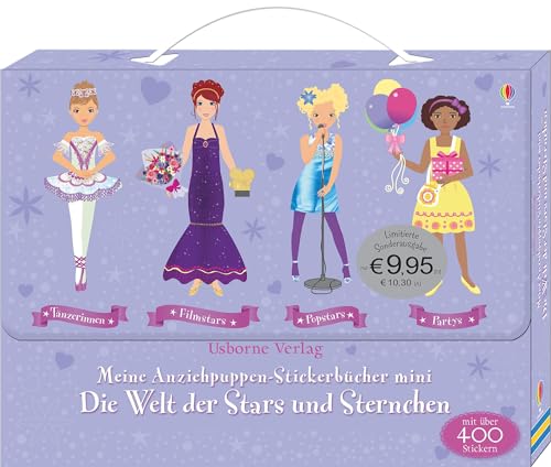 Meine Anziehpuppen-Stickerbücher mini: Die Welt der Stars und Sternchen: Koffer mit 4 Stickerbüchern Meine Anziehpuppen-Stickerbücher mini: Die Welt der Stars und Sternchen: Koffer mit 4 Stickerbüchern