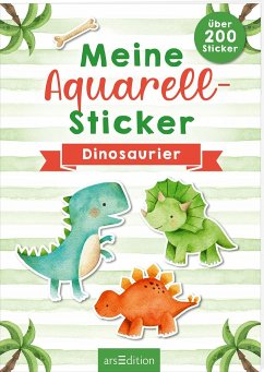 Meine Aquarell-Sticker - Dinosaurier von ars edition
