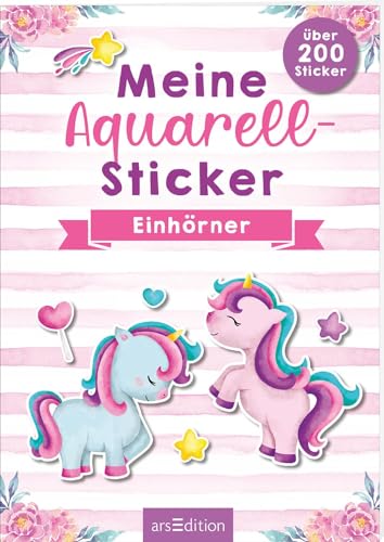 Meine Aquarell-Sticker – Einhörner: Über 200 Sticker | Stickersammlung für Einhornfans ab 4 Jahren Meine Aquarell-Sticker – Einhörner: Über 200 Sticker | Stickersammlung für Einhornfans ab 4 Jahren