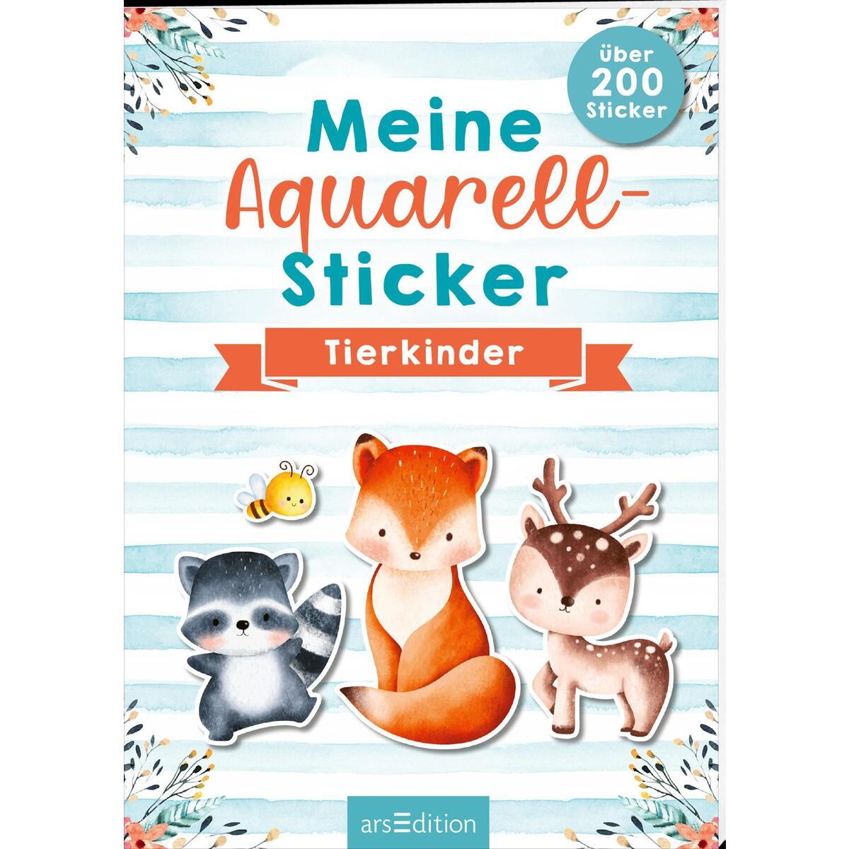 Meine Aquarell-Sticker - Tierkinder Meine Aquarell-Sticker - Tierkinder von Ars Edition GmbH